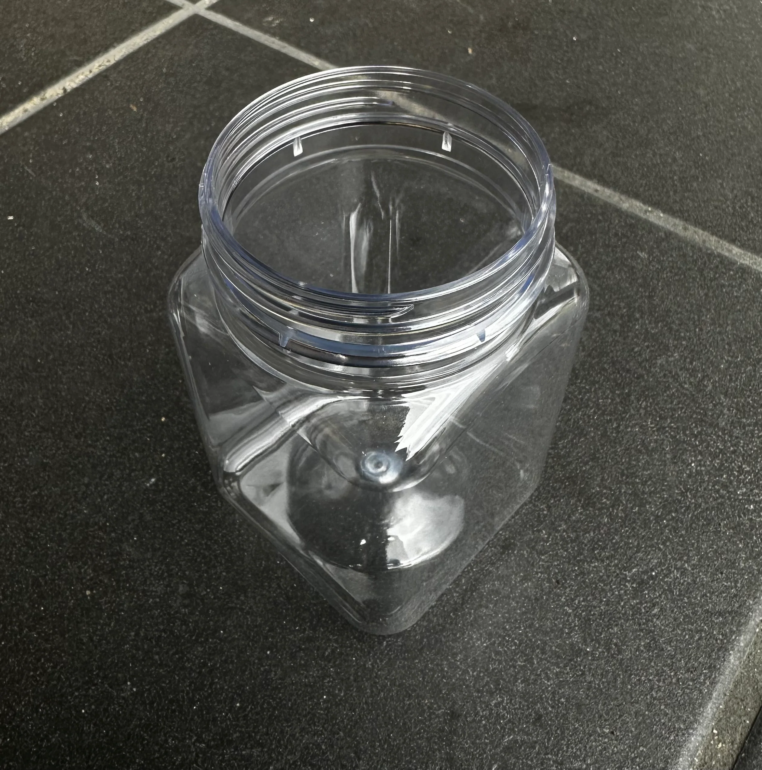 500g PET Square Jar & TE Lid - Image 4