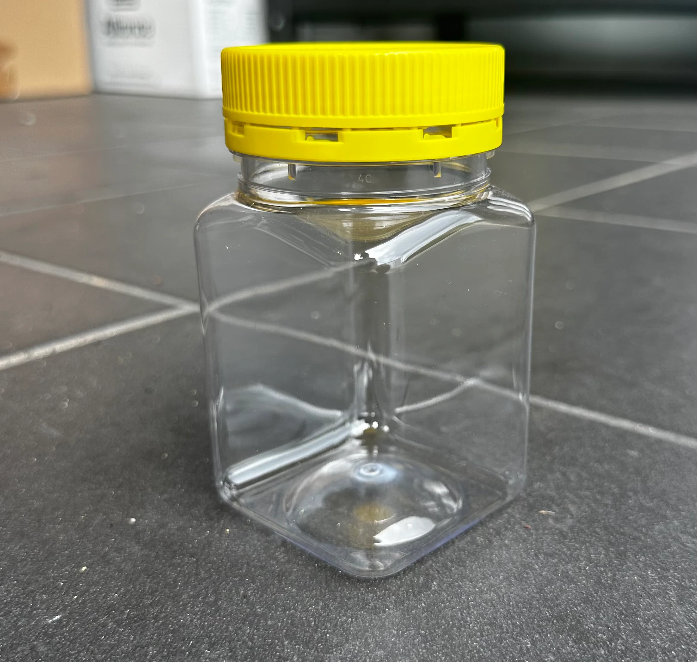 500g PET Square Jar & TE Lid - Image 5
