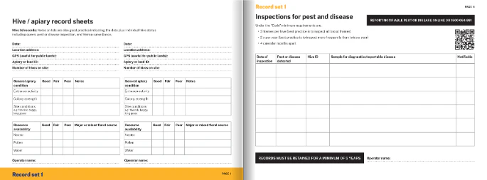 Beekeeping Record Book - Image 3